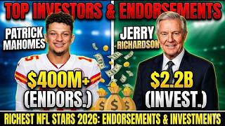 Richest NFL Stars 2026 Including Endorsements & Investments ( 2026 NFL Combine )