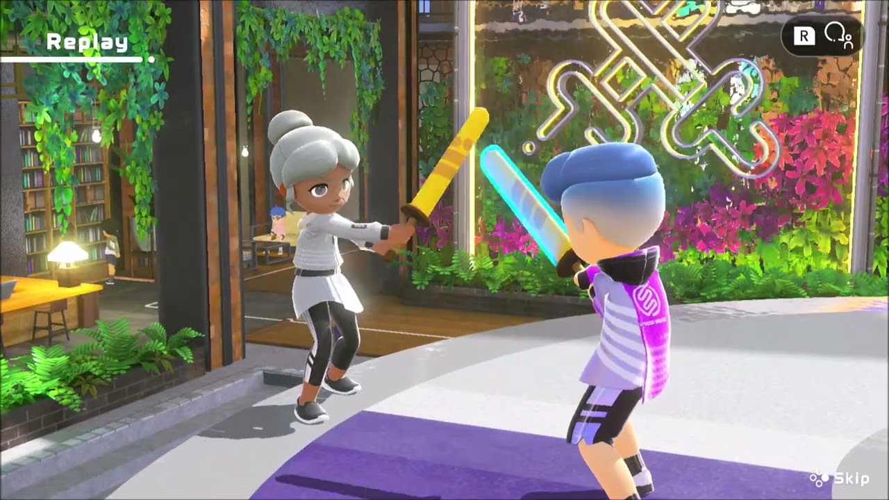 Nintendo Switch Sports Global Playtest - Chambara Gameplay - YouTube