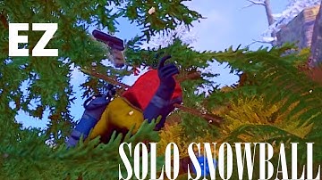 5k Hour Solo vs 400 pop Server! (snowball)🥶