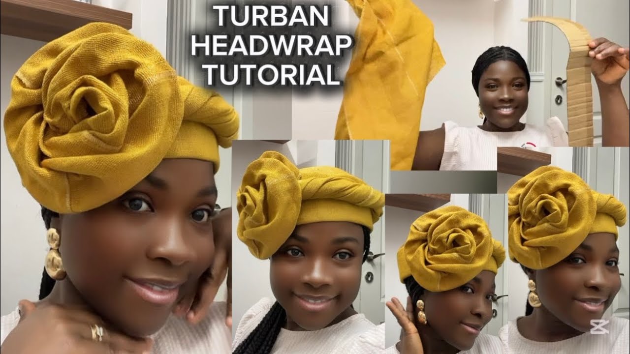 Unique & Easy Way To Tie Turban Head Wrap For Yourself 