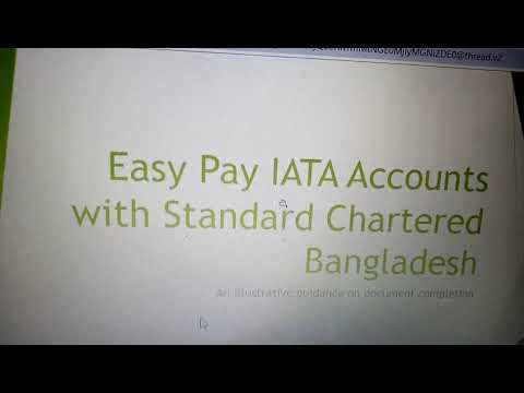 IATA easy pay account opening process part 1