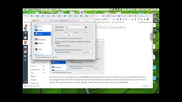 Setting up Built-in Mac Text-to-Speech