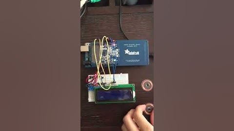 RFID Input + LCD Output