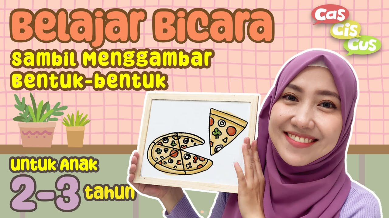Belajar Bicara Sambil Mengenal Bentuk dan Menggambar untuk Anak 2-3 Tahun #belajarbicaraanak