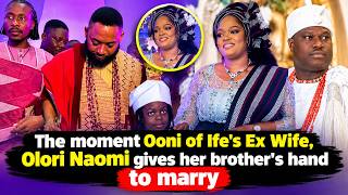 The moment Ooni of Ife's ex wife, Queen Naomi Silekunola’s brother, Ifeoluwapo ties the knot