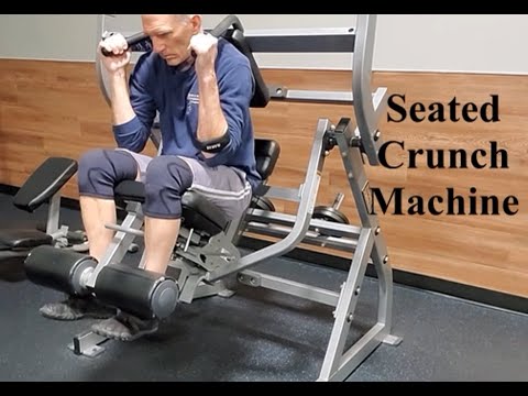 Seated Abdominal Crunch Machine - YouTube
