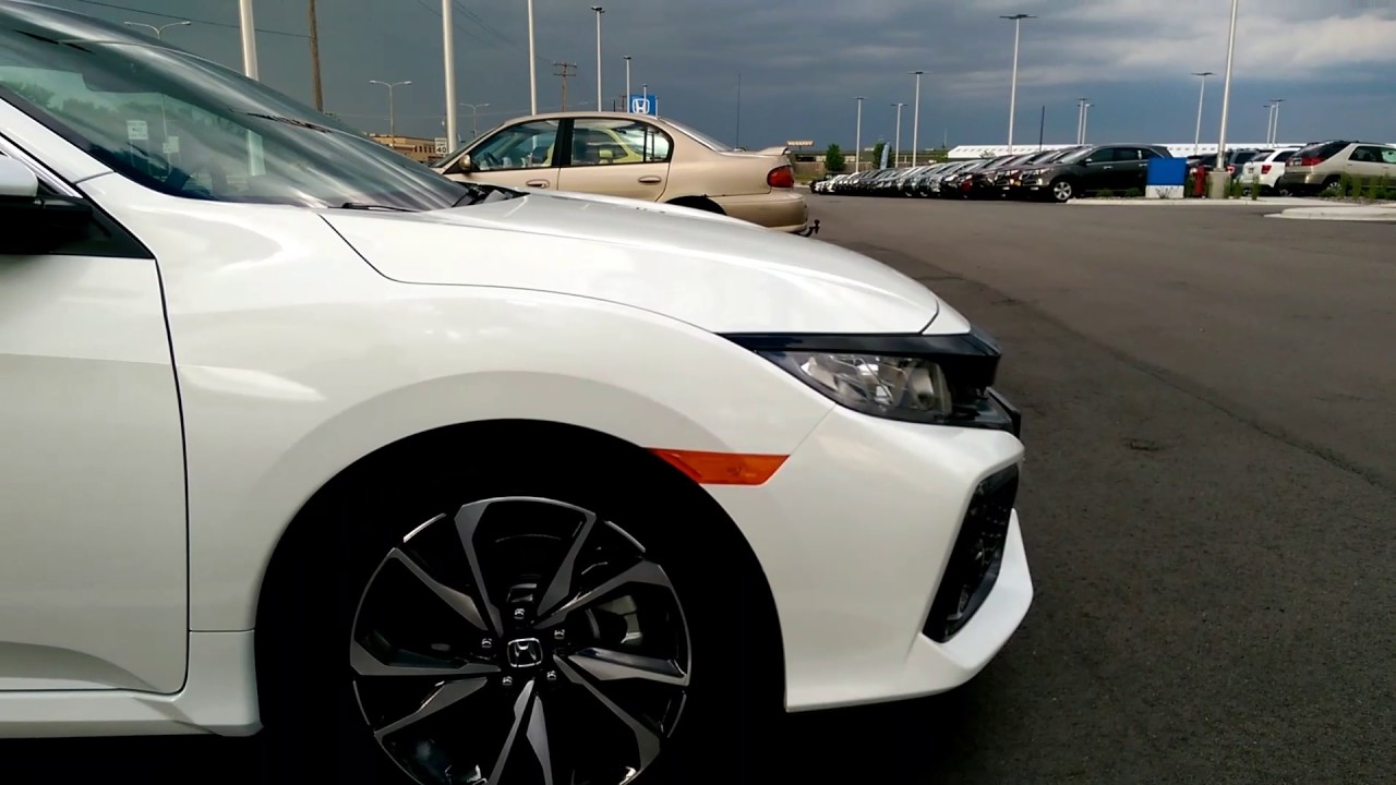 2017 Honda Civic Si Sedan White Orchid Pearl Youtube