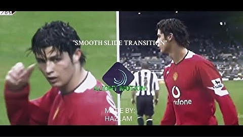 Smooth slide transition tutorial || Alight motion (+preset)