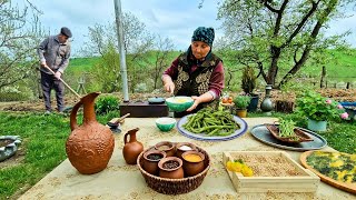 Жареная Крапива и Жареный Дикий Лук.