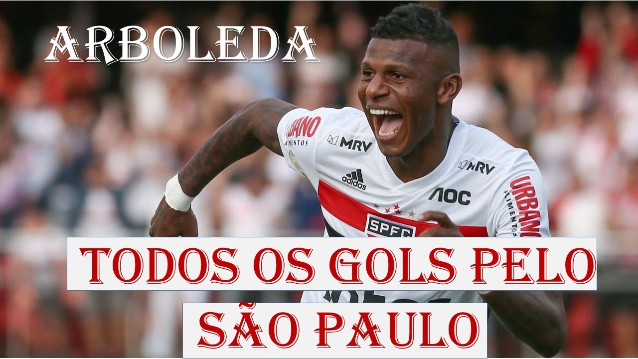 Quantos gol Arboleda tem pelo São Paulo?