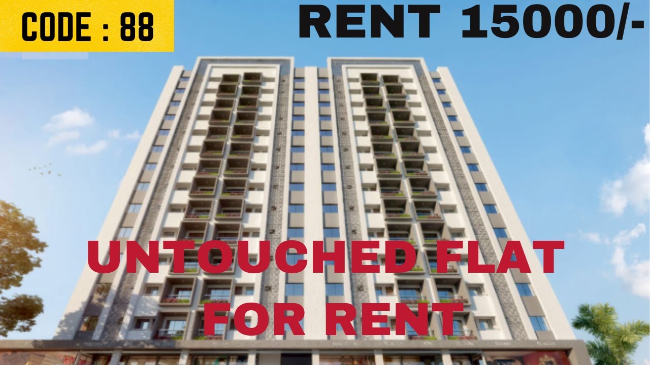 2BHK UNTOUCHED FLAT FOR RENT AT ALTHAN BHIMRAAD SURAT! PROPERTY TOURS