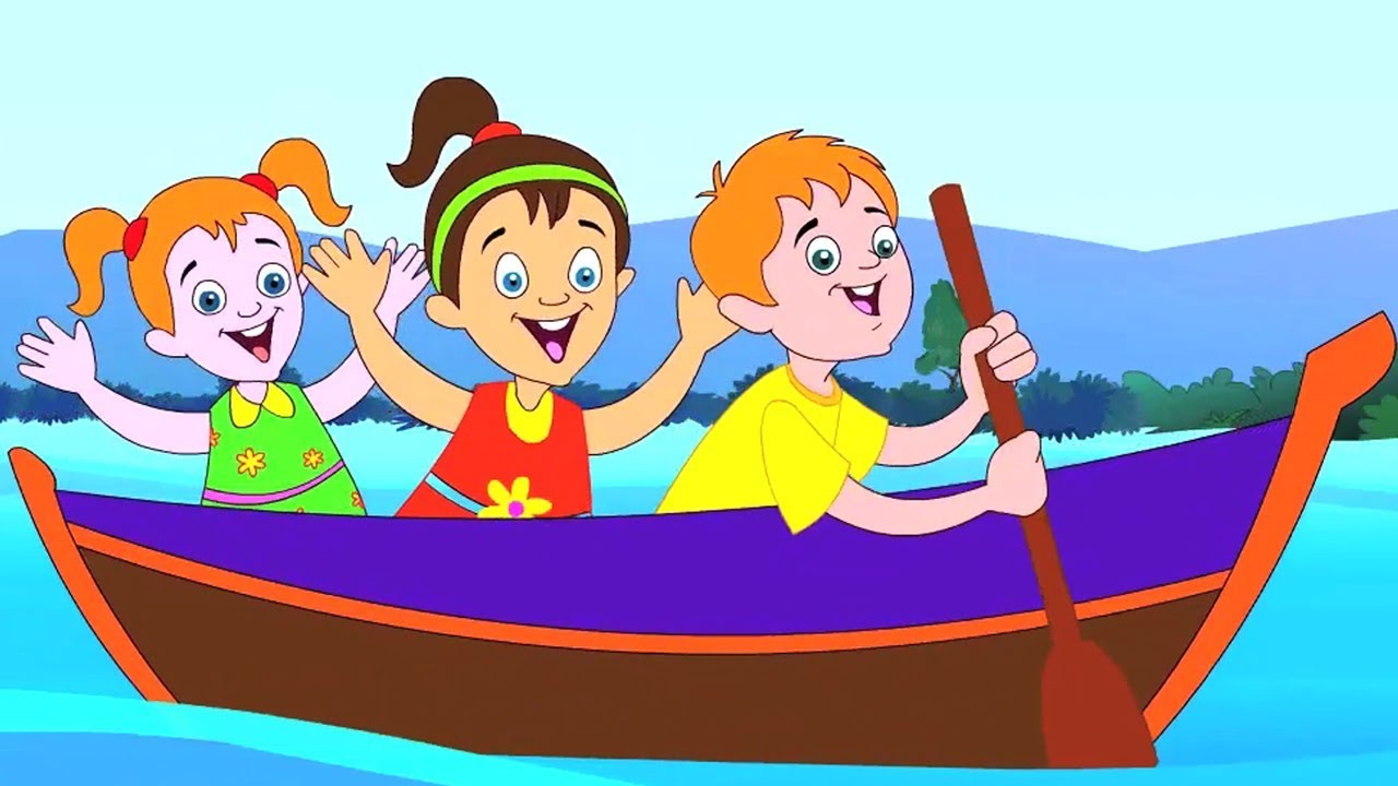 Четверо в лодке. Дети плывут на лодке. Лодка для детей. Корабль для детей. Дети плывут на корабле.