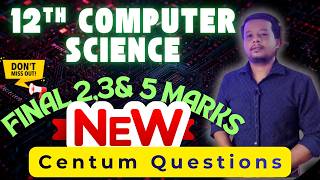 Score 100100 In 12Th Computer Science Most Important Questions