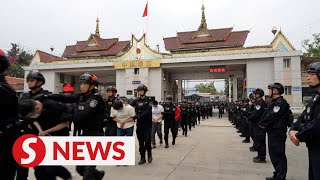Myanmar hands over 352 more Chinese nationals in telco fraud crackdown