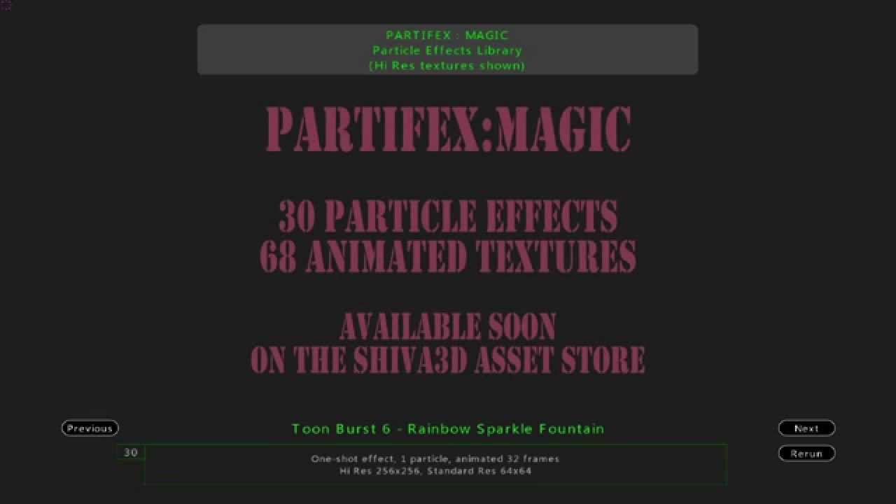 Partifex:Magic Particle Effects Library for ShiVa3D