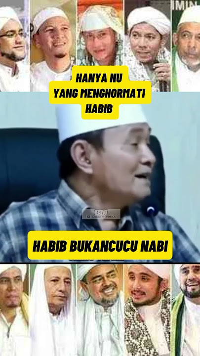 HABIB BUKAN CUCU BAGINDA NABI SAW #shorts #habib