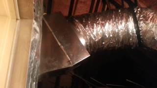 Typical Quiet Cool House fan installation