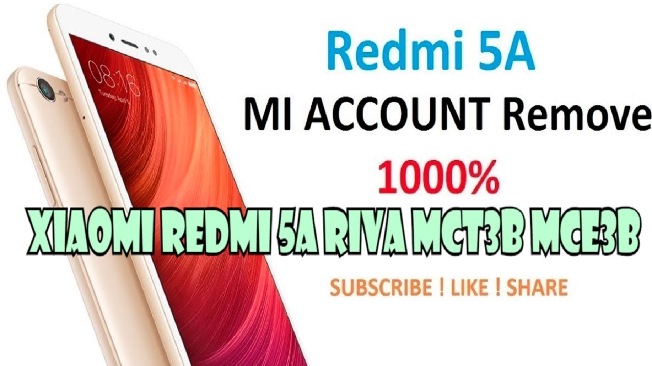 Redmi 8a Mi Account Remove