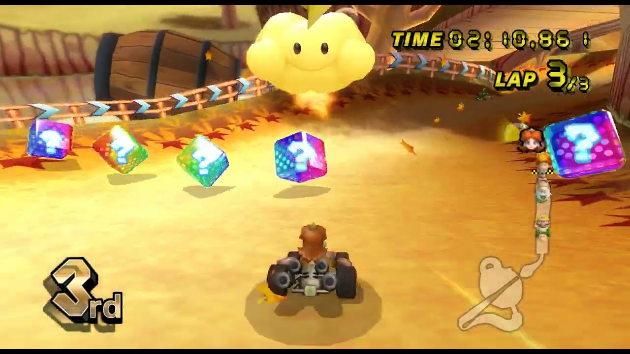 Mario Kart Wii - 150cc Star Cup Grand Prix (Daisy Gameplay, Standard Kart M) [HD 1440p 60fps]