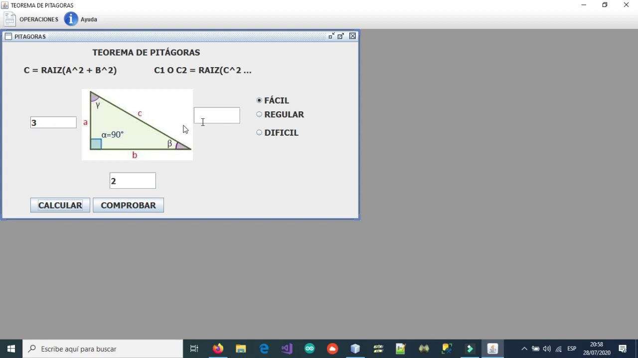 3.2 -EJEMPLO No. 3 PITAGORAS EN JAVA PARTE 2 (CLASES Y MÉTODOS) - YouTube