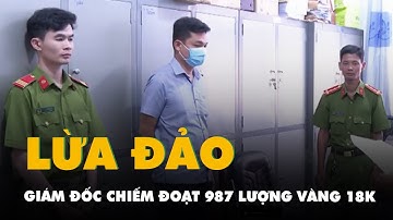 Bắt giám đốc công ty vàng bạc lừa đảo, chiếm đoạt 987 lượng vàng 18K của thợ gia công