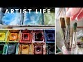 paint with me \\ packaging etsy orders \\ deep anxiety chat