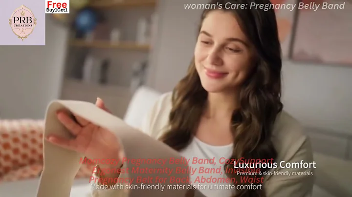 Momcozy Pregnancy Belly Band, CozySupport Ergonest Maternity Belly Band, Invisible Pregnancy Belt.