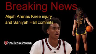 BREAKING : USC Basketball- Saniyah Hall!!! | Elijah Arenas Injury Update| Trojans Wire Podcast