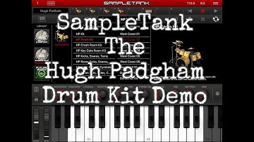 SampleTank The HUGH PADGHAM Drum Kit Demo for the iPad
