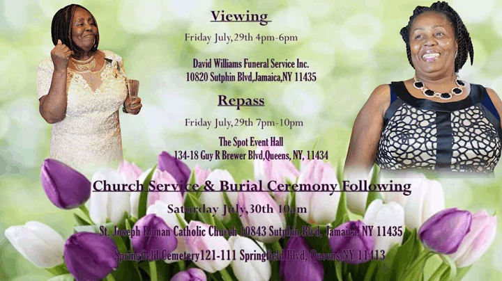 Gloria Peters Funeral (Viewing)