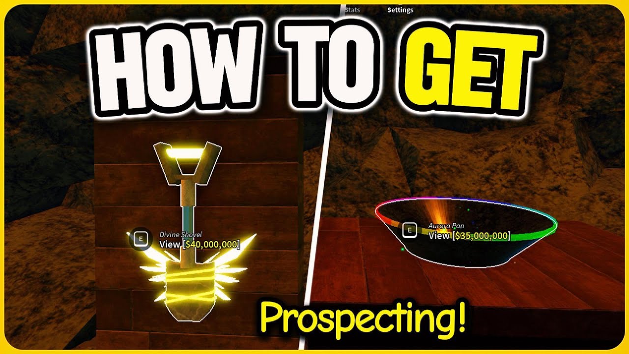 How to Get the BEST Gear in Prospecting (Aurora Pan & Divine Shovel ...