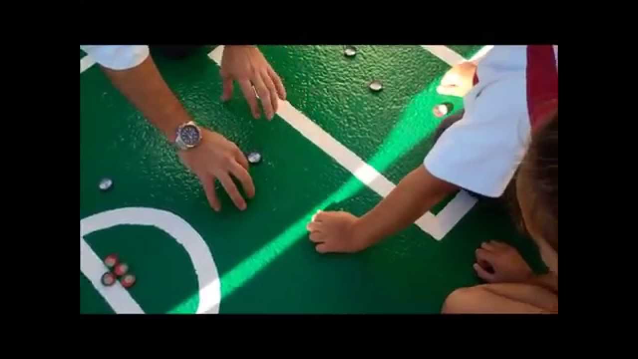 Juegos tradicionales: Cómo jugar al Fútbol Chapas - YouTube