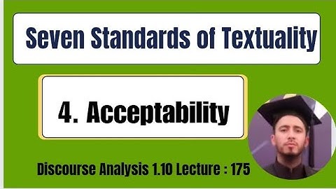 What is acceptability?|by Muhammad Alamgir