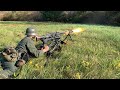 Blank Firing MG42 At WW2 Reenactment