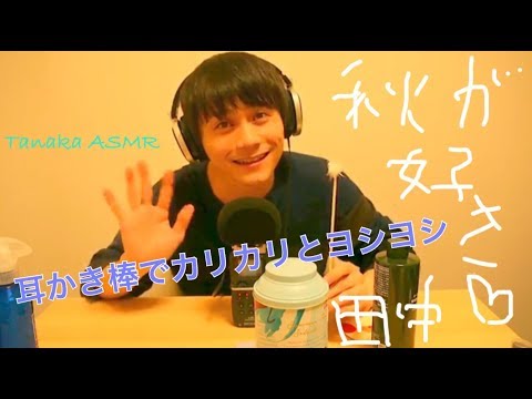 【ASMR】優しく耳かき棒のカリカリくんで色々ヨシヨシする。Scratching sound。긁는 소리【音フェチ】