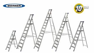 Werner 715Series MasterTrade Platform Stepladders