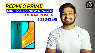Redmi 9 Prime MIUI 12.5.4 Enhanced Official In India | Maza Agaya🔥| Redmi 9 Prime MIUI 13 Update