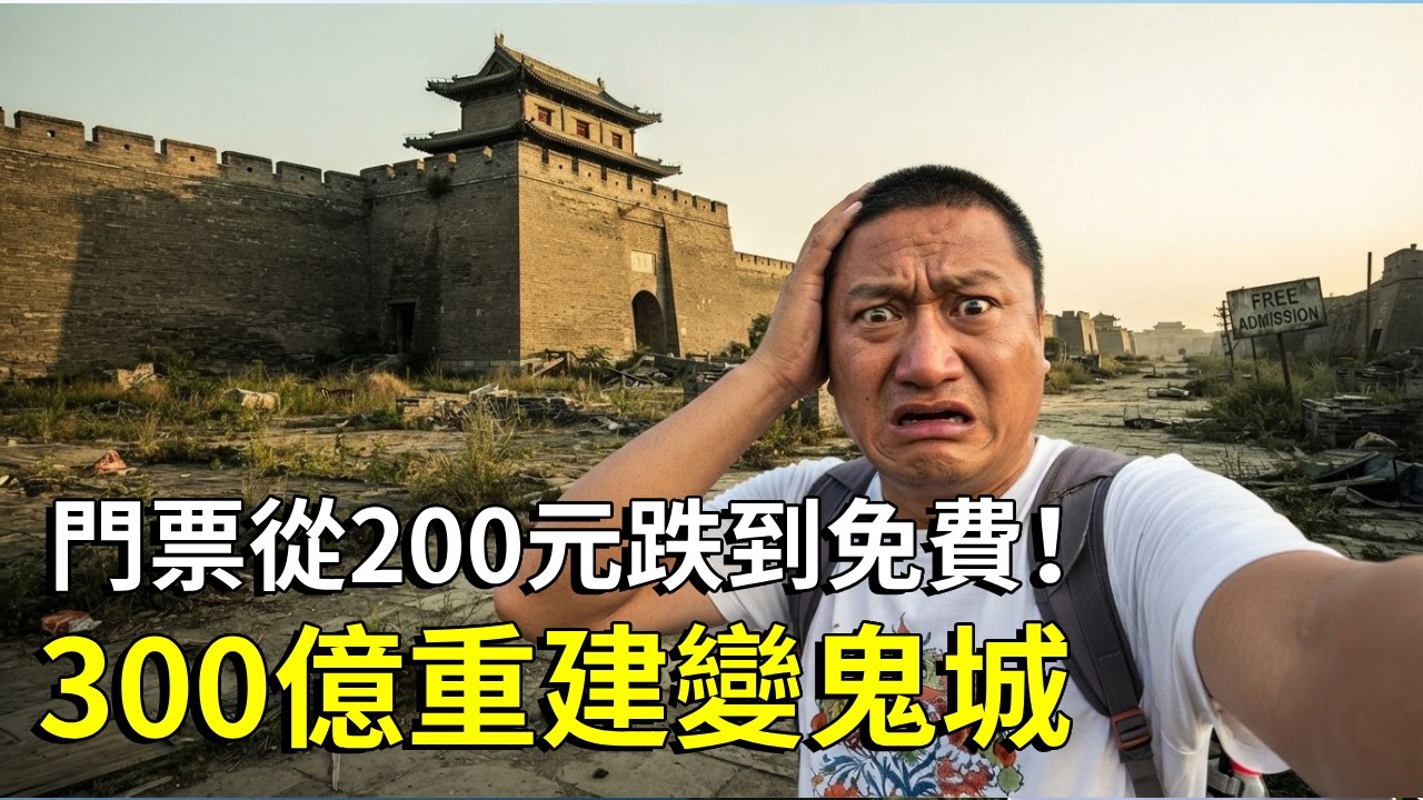 斥資300億重建的“超級古城”,如今淪為鬼城?門票從200元跌到免費,這筆鉅款到底花哪去了? 【大海去旅行】 縮圖