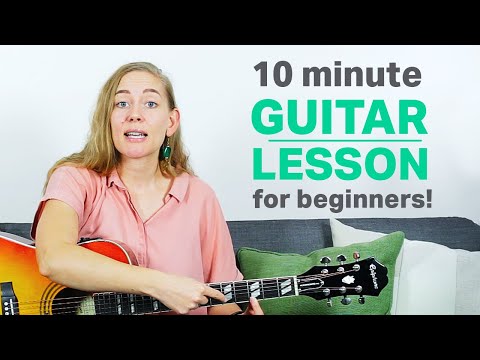 Guitar Tutorial - First Guitar Lesson For Beginners