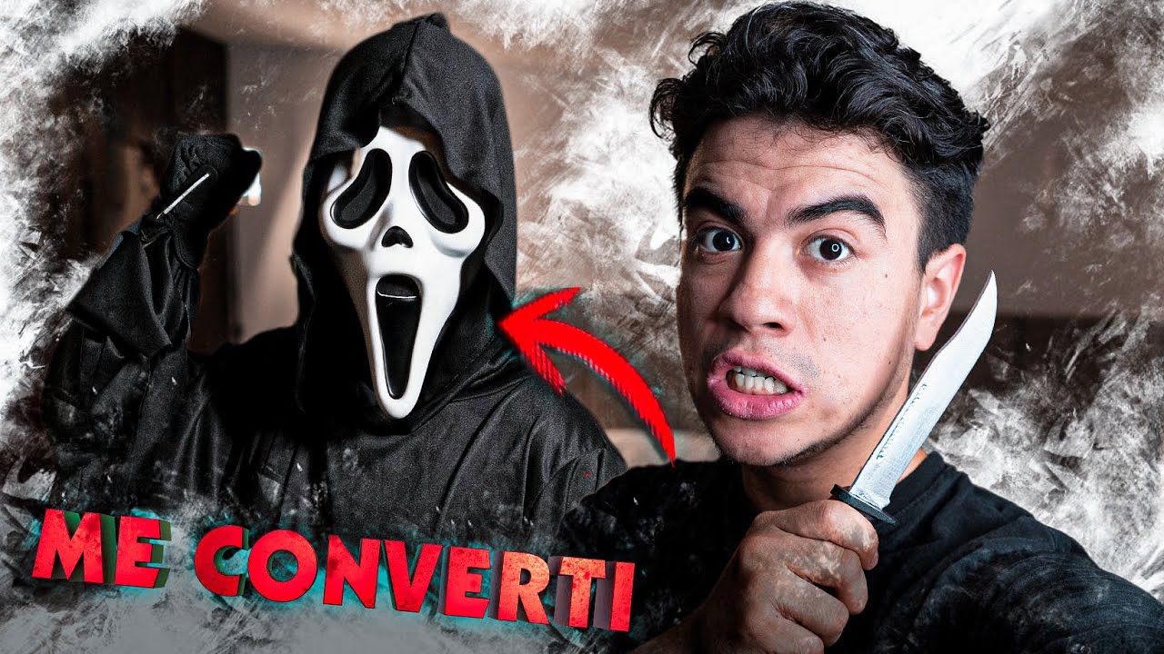 Me CONVERTÍ en GHOSTFACE POR UN DÍA 🔪| Detrás de Cámaras