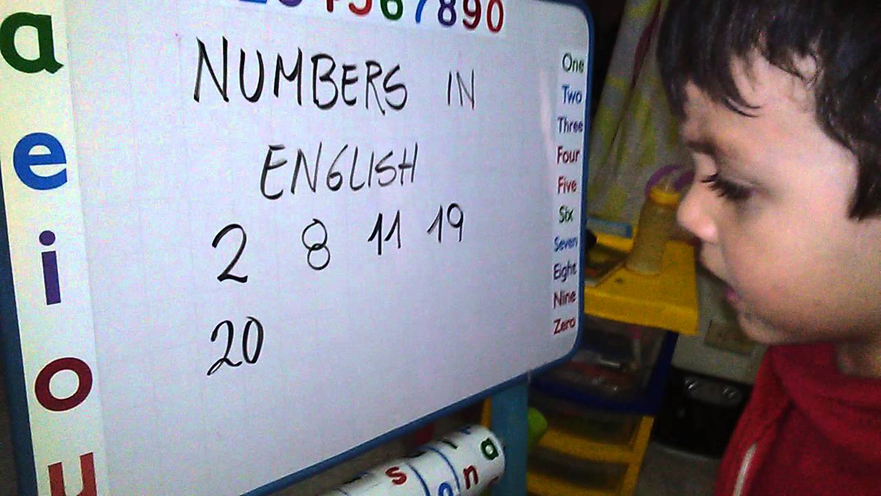 NUMBERS IN ENGLISH YouTube