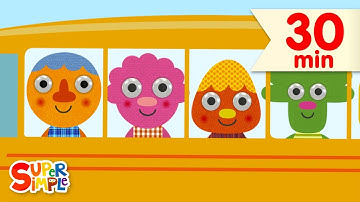 The Wheels On The Bus - featuring Noodle & Pals | + More Kids Songs from Super Simple Songs