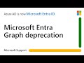Overview of Microsoft Entra Graph deprecation | Microsoft