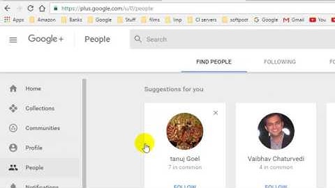 How to follow someone in Google plus