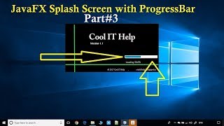 JavaFX Splash Screen Tutorial with ProgressBar Part- 3