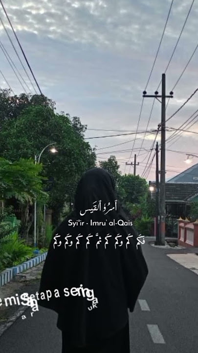 arti syair 'imru al-qais