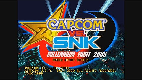 20 Mins Of...Capcom vs. SNK - Millennium Fight 2000 Intro (US/DC)
