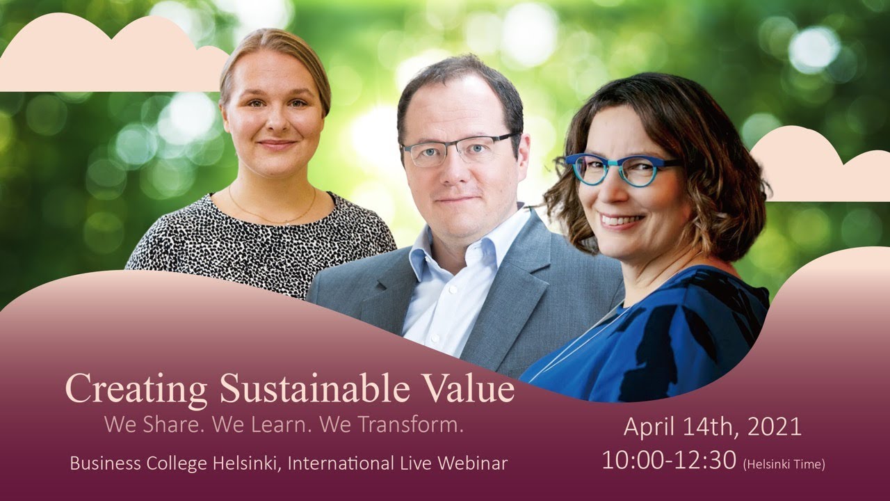 Creating Sustainable Value - webinar - YouTube