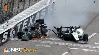 Josef Newgarden relives 'the worst wreck I've ever had' at Texas | 'I Survived' | Motorsports on NBC