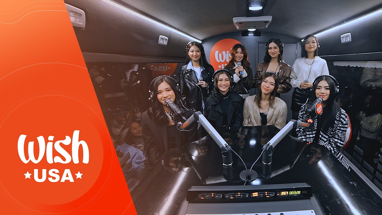 BINI performs Huwag Muna Tayong Umuwi LIVE on the Wish USA Bus